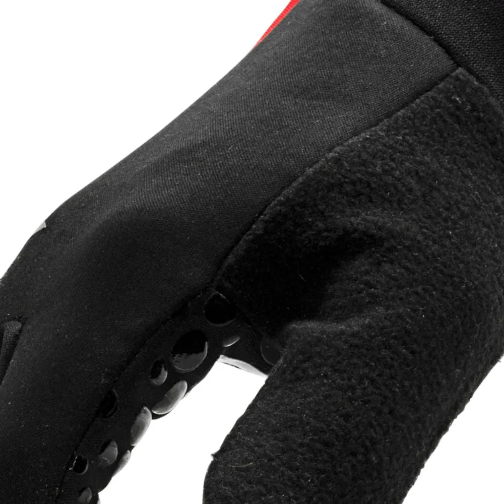 212 Performance TJG-0509 Silicone Palm Zipper Cuff Tundra Jogger Gloves, Medium Black