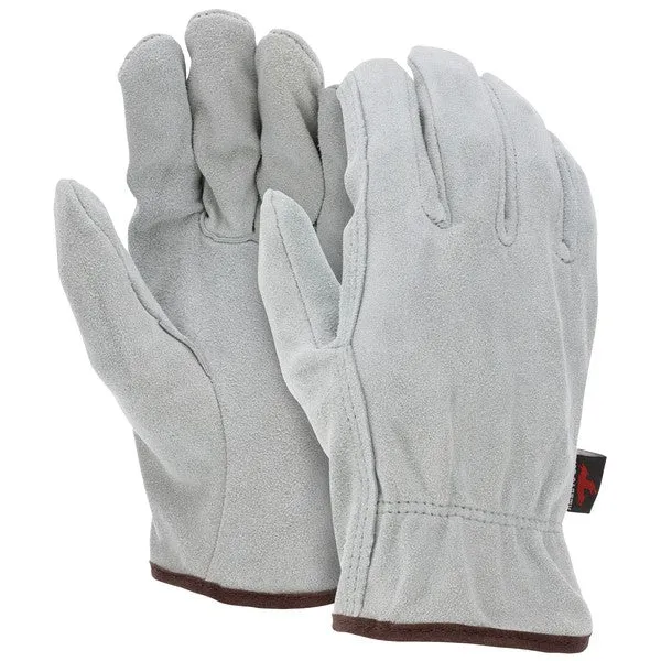 3120XL MCR Safety Select Grade, Cowhide Drivers Gloves, X-Large, Leather, Gray