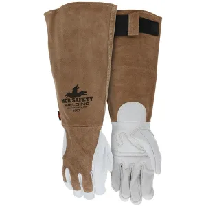 4892M MCR Safety Memphis Drivers Gloves, Medium, Leather, White