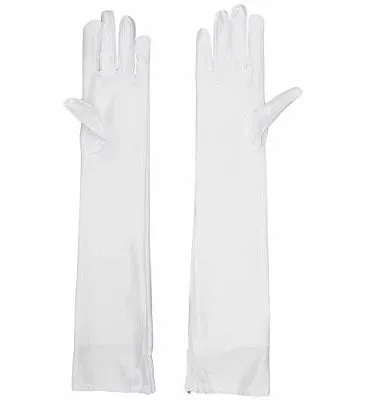 Adult White Opera Gloves