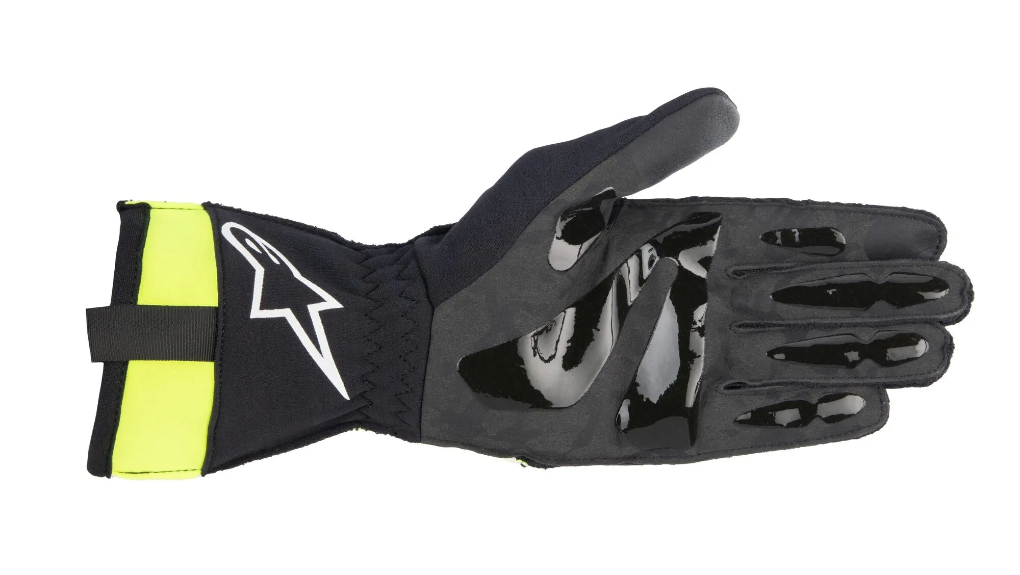 ALPINESTARS 3551823_155_XL TECH 1 KX v3 Karting gloves, black/yellow fluo, Size XL