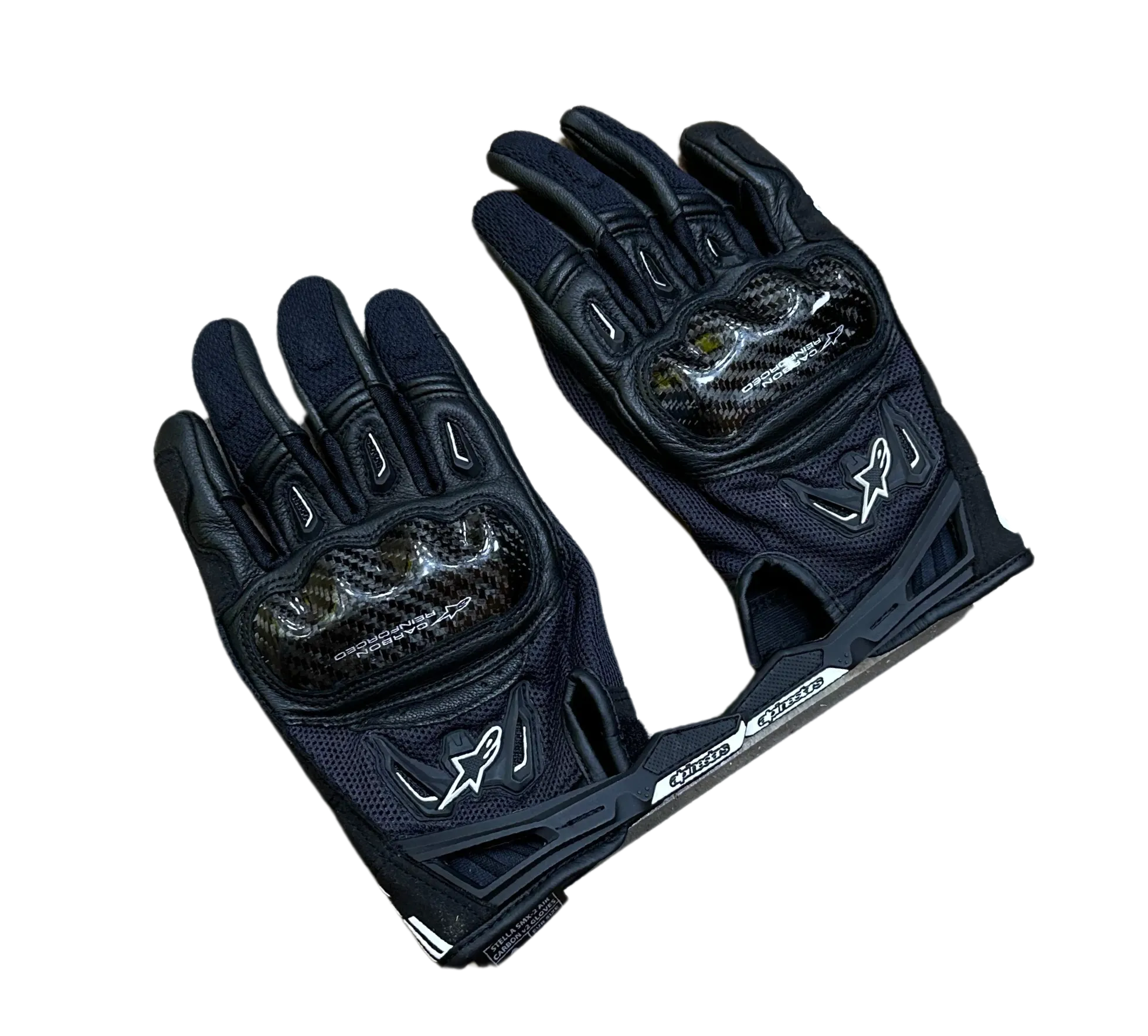 Alpinestars SMX-2 Air Carbon V2 Leather Street Gloves - Size Small