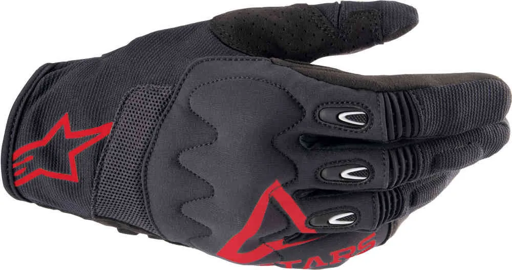 Alpinestars Techdura Motocross Gloves Black Red