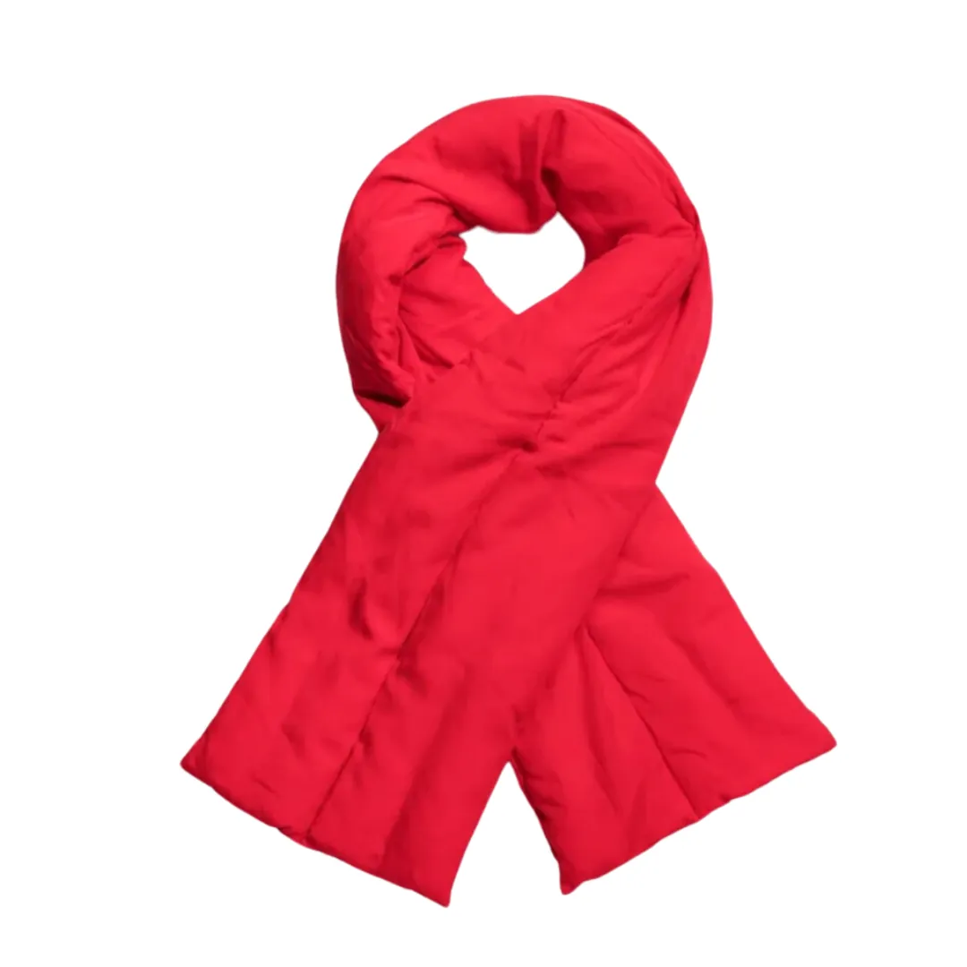 & Other Stories Large Quilted Scarf Red