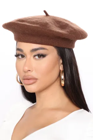 Beauty And The Babe Beret - Chocolate