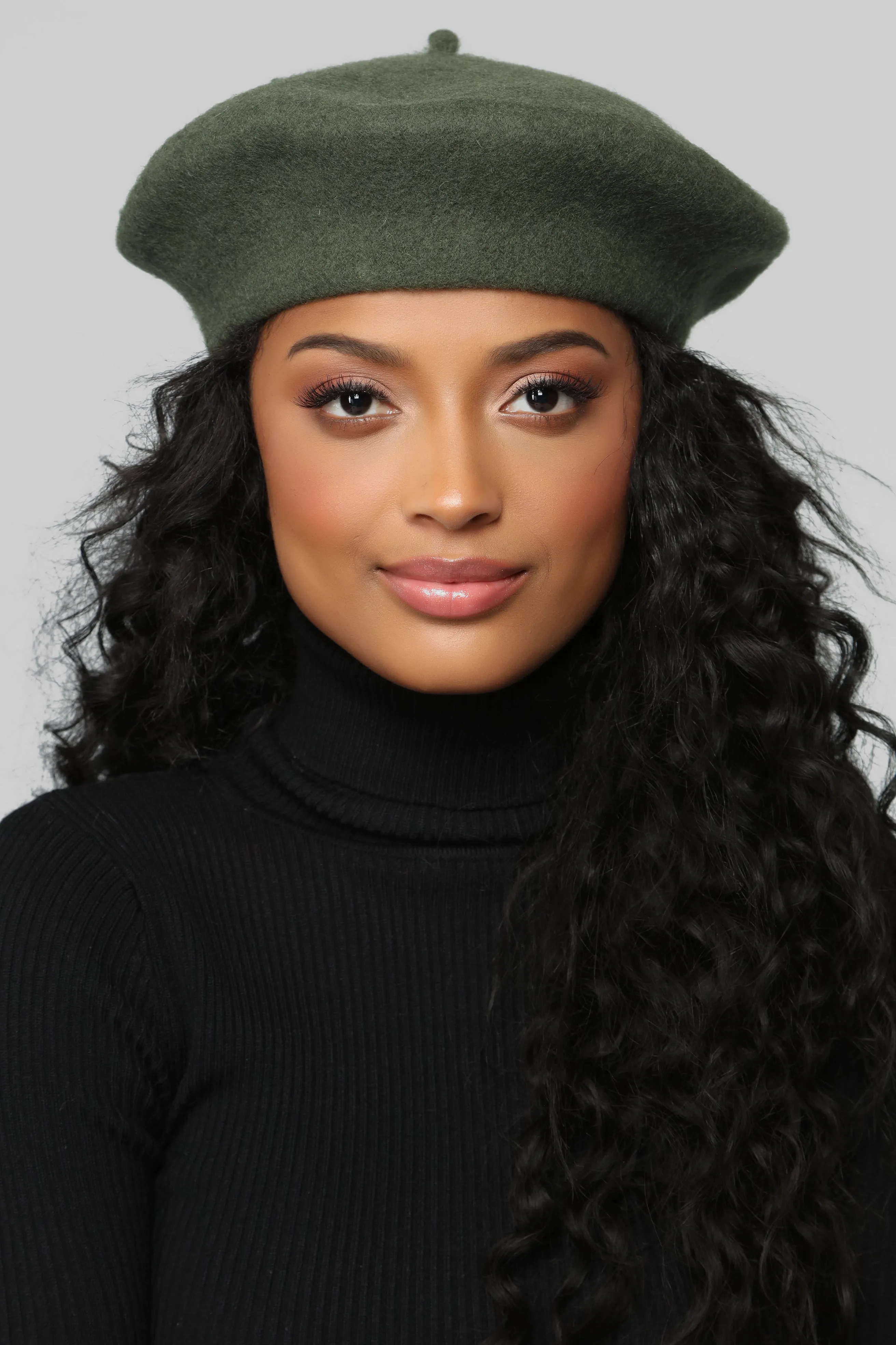 Beauty And The Babe Beret - Olive