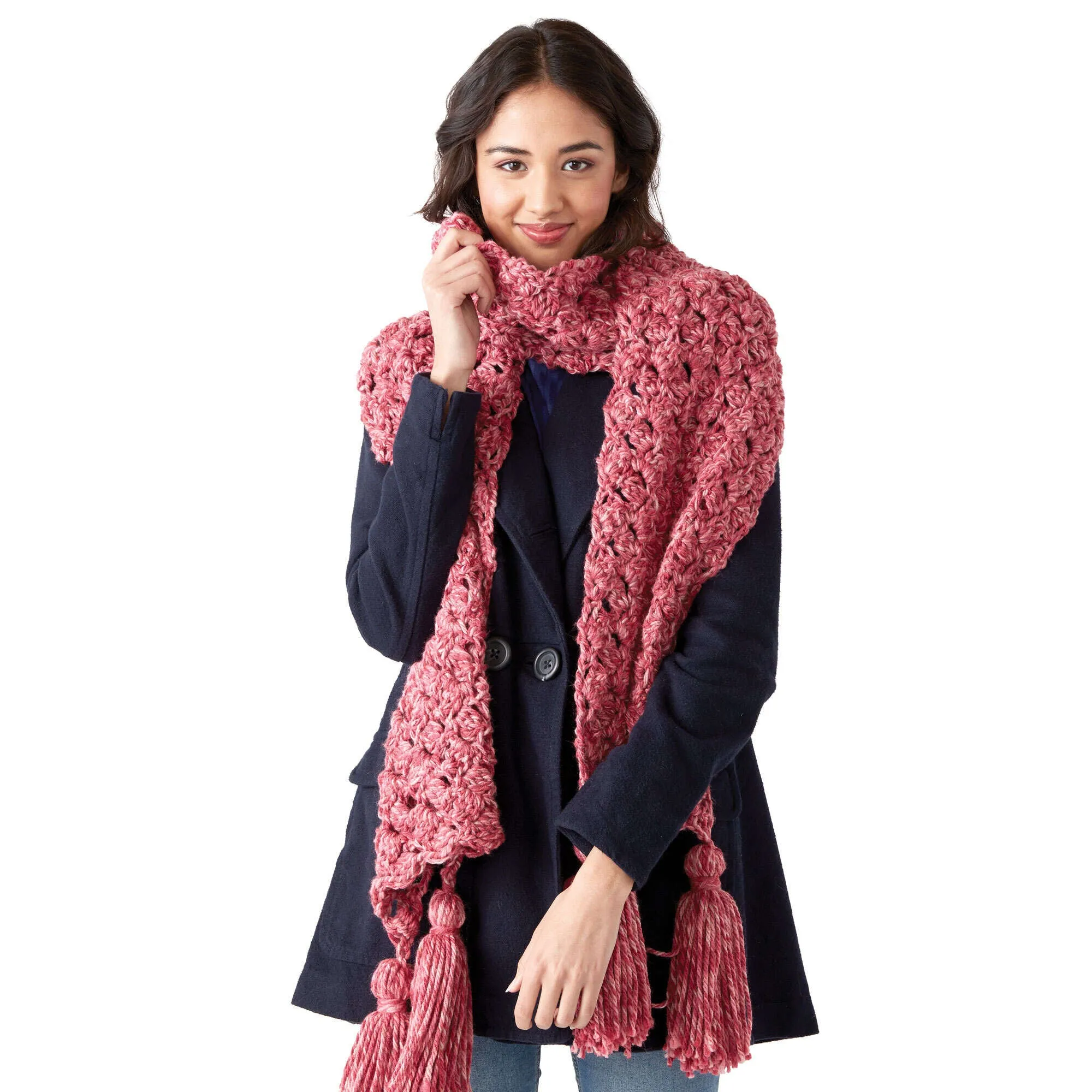 Bernat Pump Up The Volume Crochet Scarf