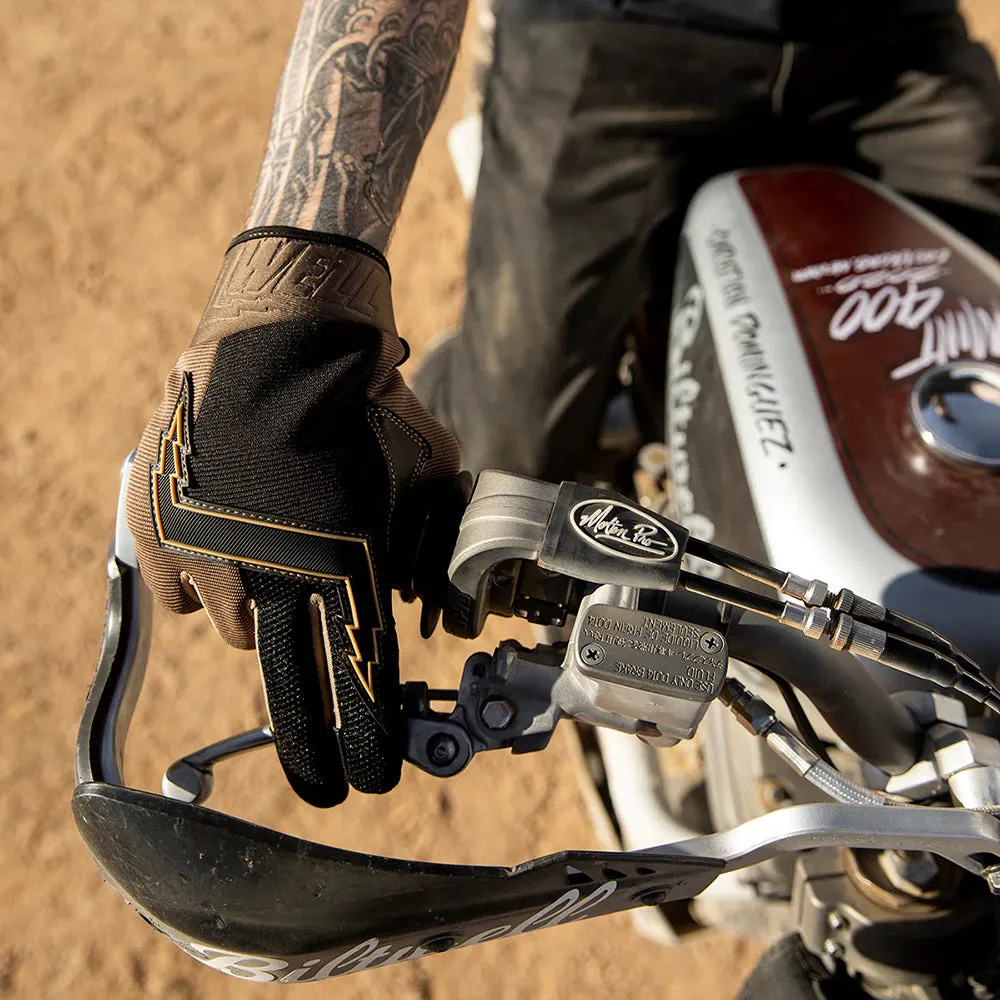 BILTWELL BAJA TEXTILE GLOVE [CHOCOLATE]