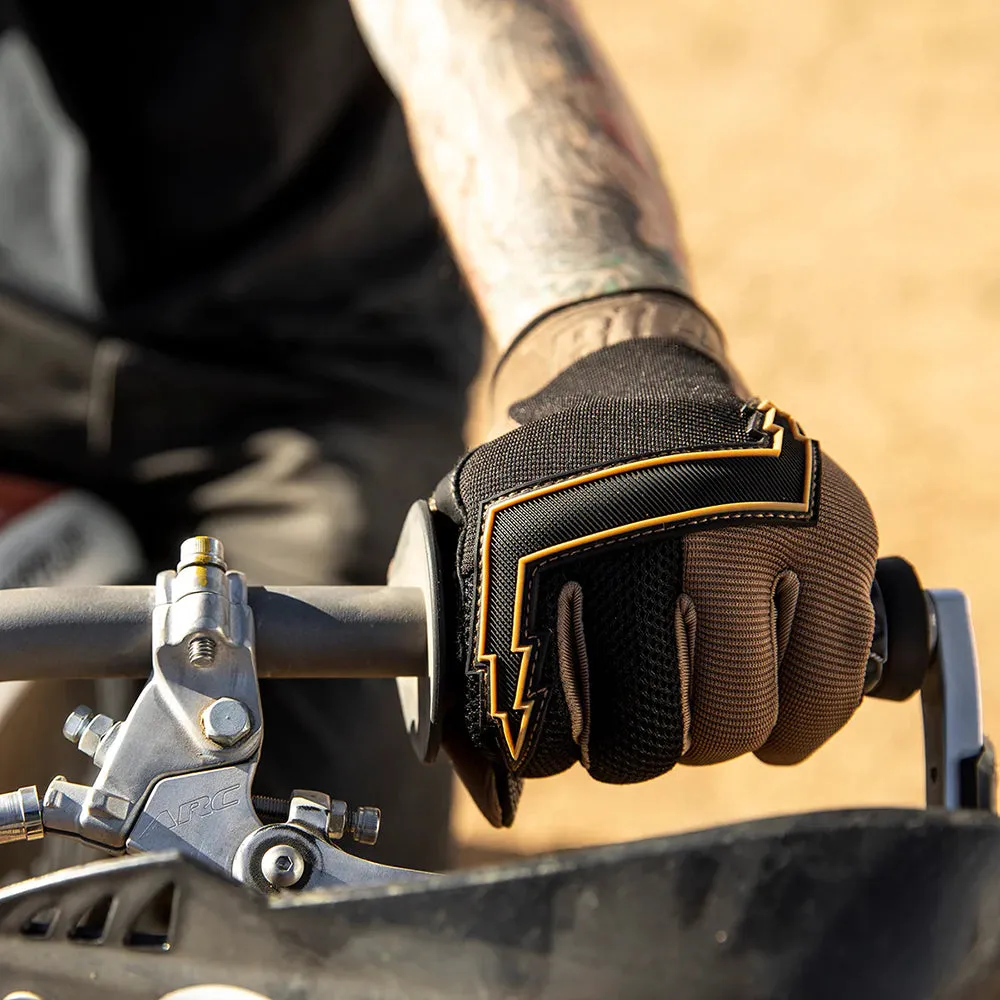 BILTWELL BAJA TEXTILE GLOVE [CHOCOLATE]