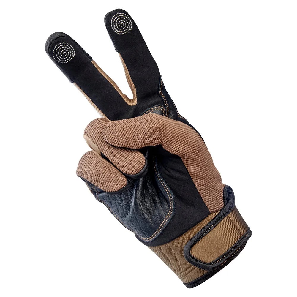 BILTWELL BAJA TEXTILE GLOVE [CHOCOLATE]