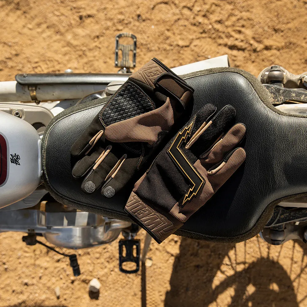 BILTWELL BAJA TEXTILE GLOVE [CHOCOLATE]