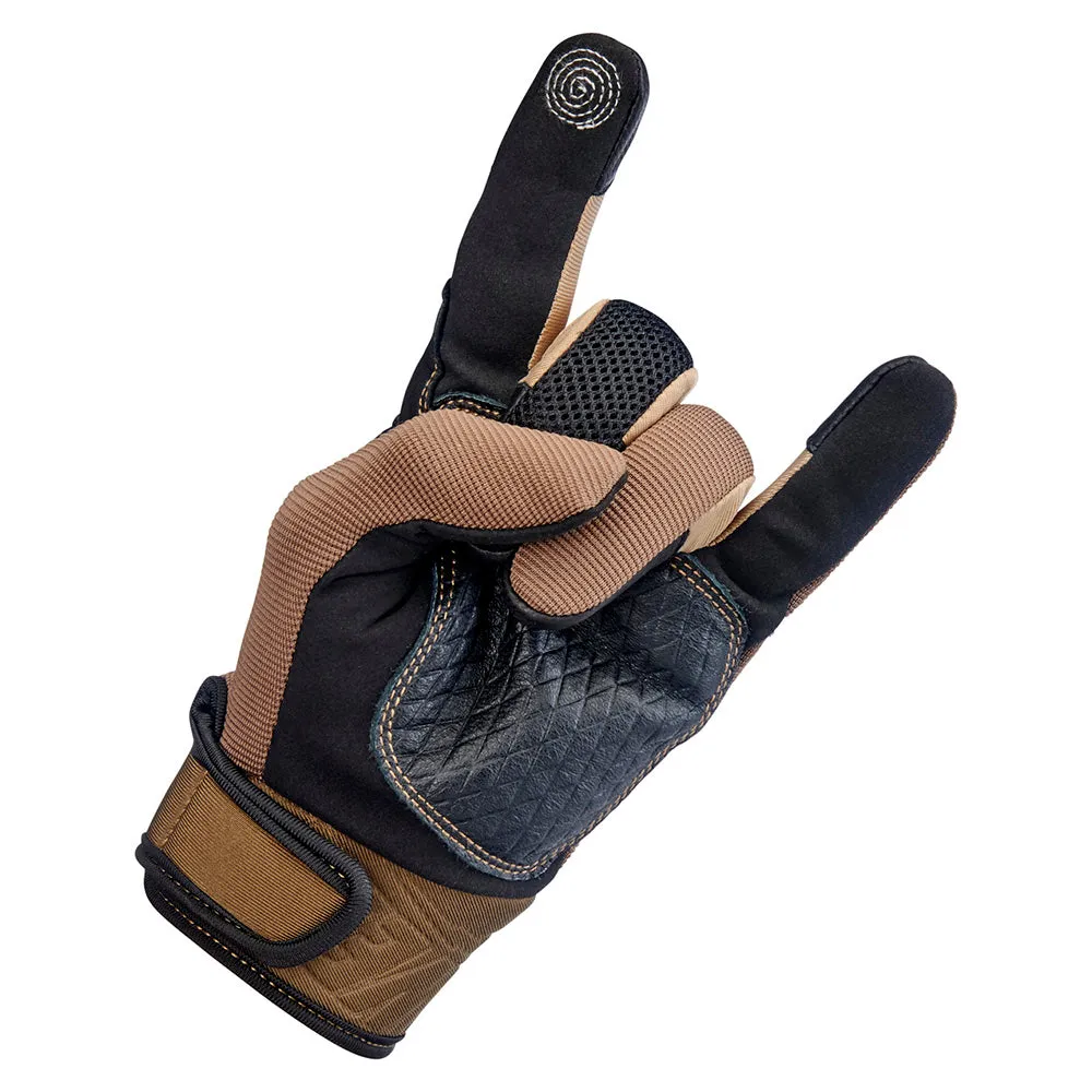 BILTWELL BAJA TEXTILE GLOVE [CHOCOLATE]