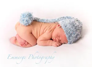 Blue Newborn Pixie Elf Hat