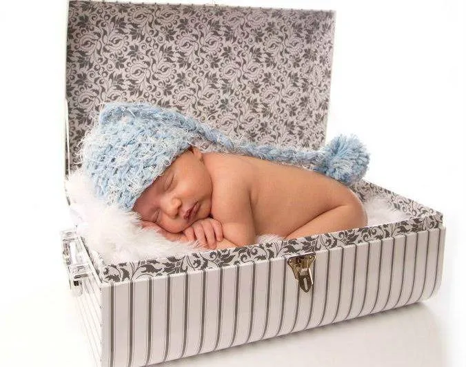 Blue Newborn Pixie Elf Hat