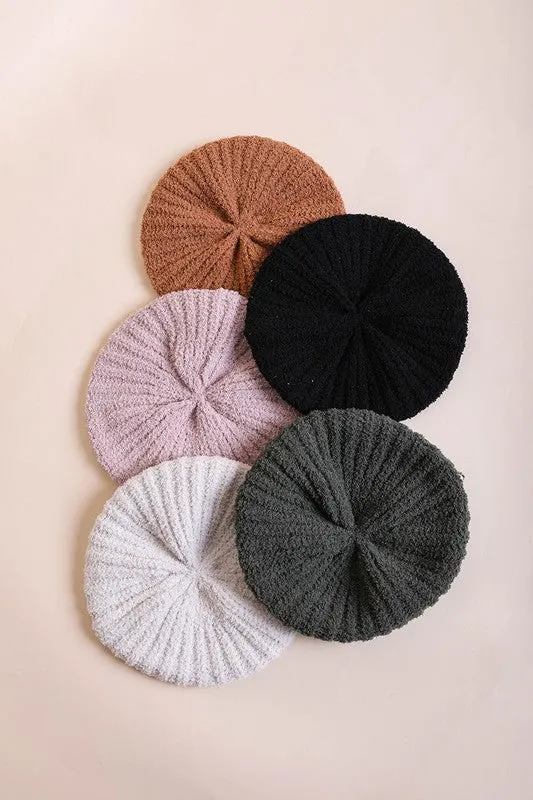 Bonnie Rib Knit Beret