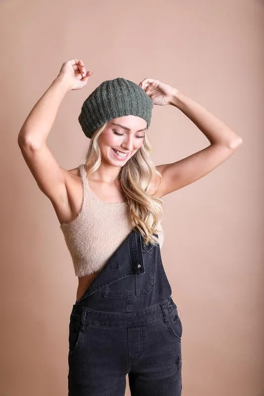 Bonnie Rib Knit Beret