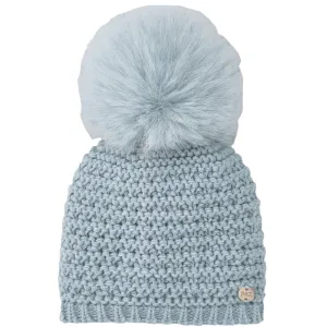 Boys Knitted Hat with Faux Fur