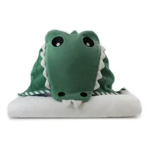 Bubba Blue Aussie Animals Crocodile Novelty Hooded Bath Towel