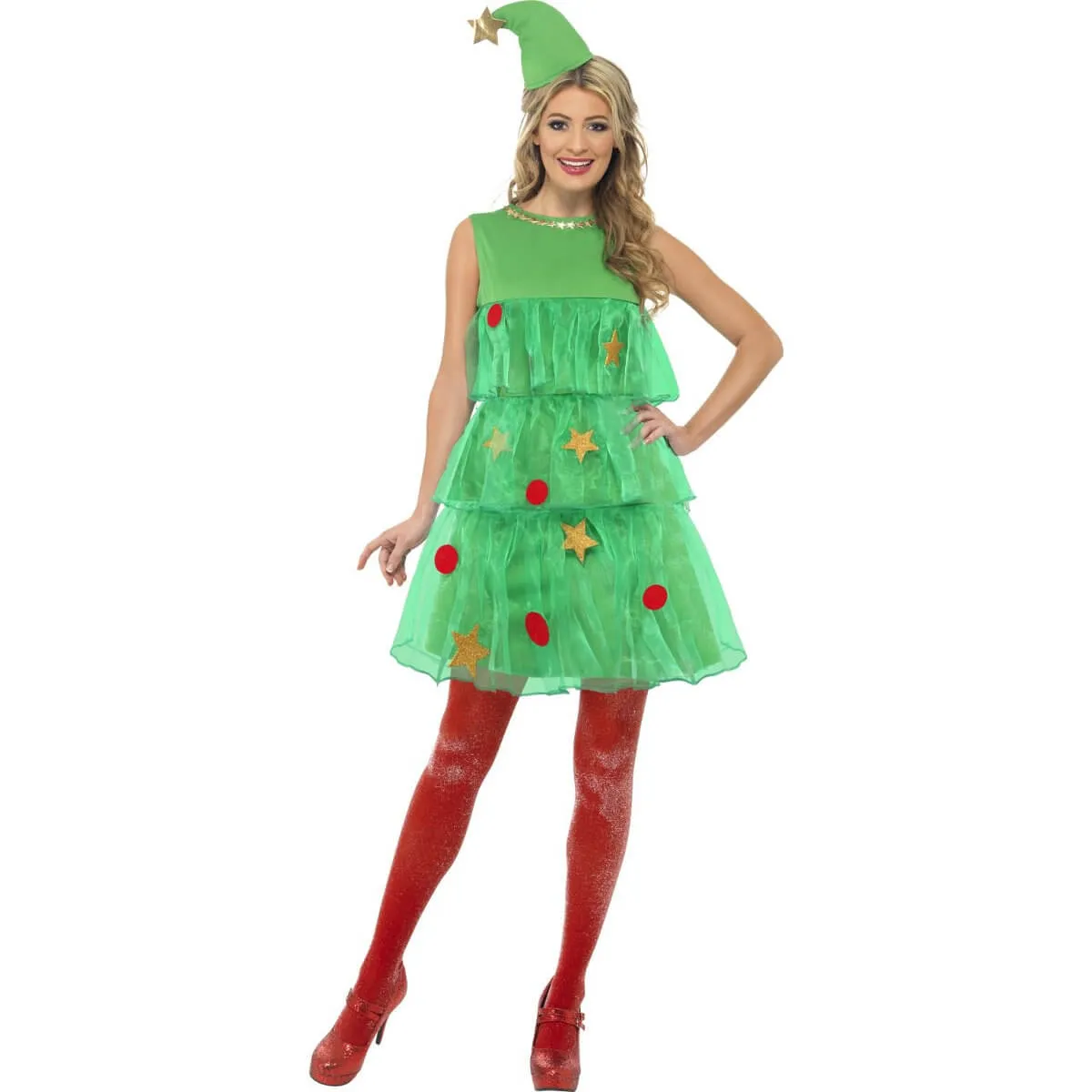 Christmas Tree Tutu Ladies Costume