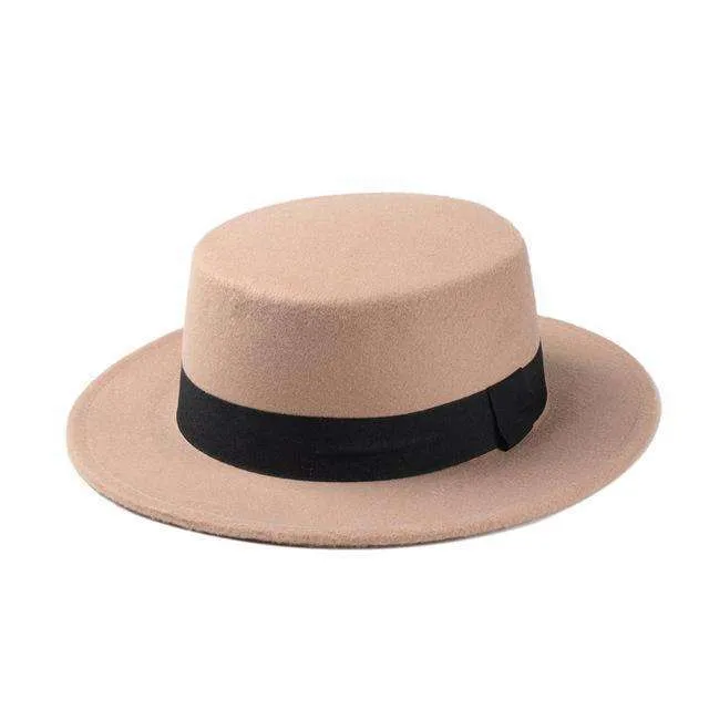 Classic Ladies Boater Hat