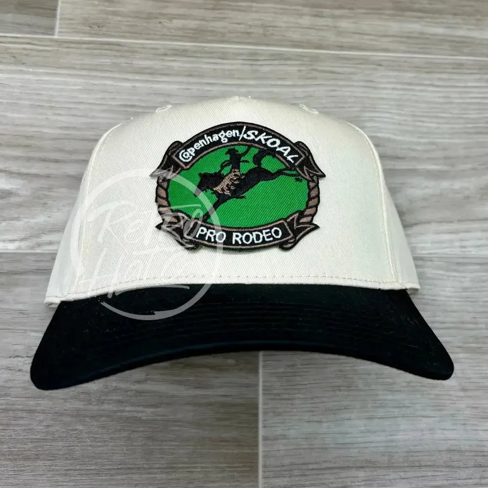 Cope / Skoal Pro Rodeo on Natural/Black Retro Hat