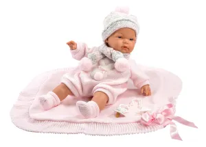 Crying Baby Doll with Blanket | 15" Soft Body | Tatiana