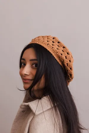 Darling Crochet Knitted Beret