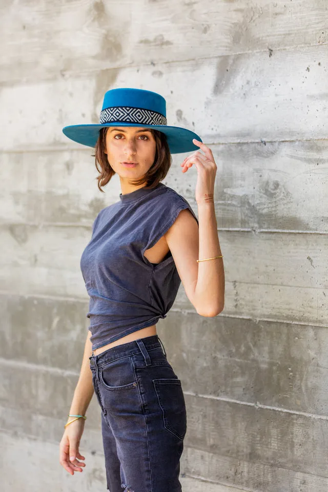 Denim Spanish Hat