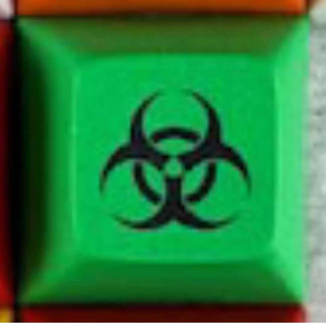 DSA Biohazard Novelty Keycap