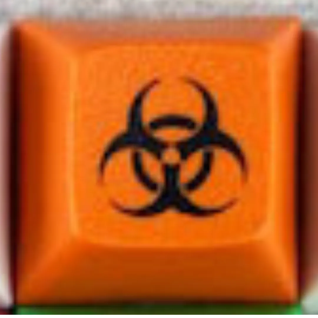 DSA Biohazard Novelty Keycap