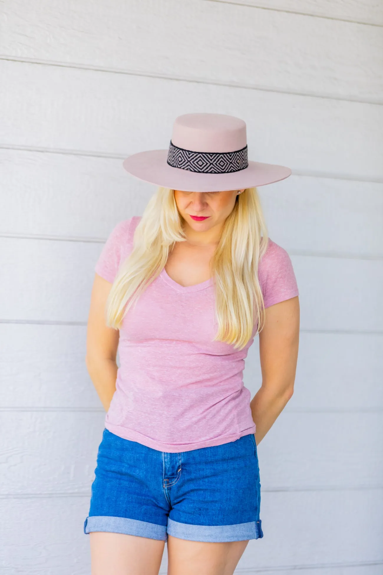 Dusty Rose Spanish Hat