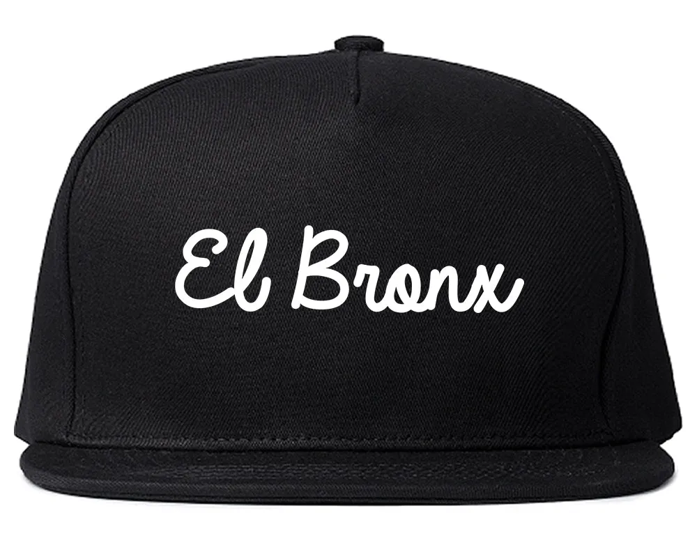 El Bronx Spanish Script Mens Snapback Hat