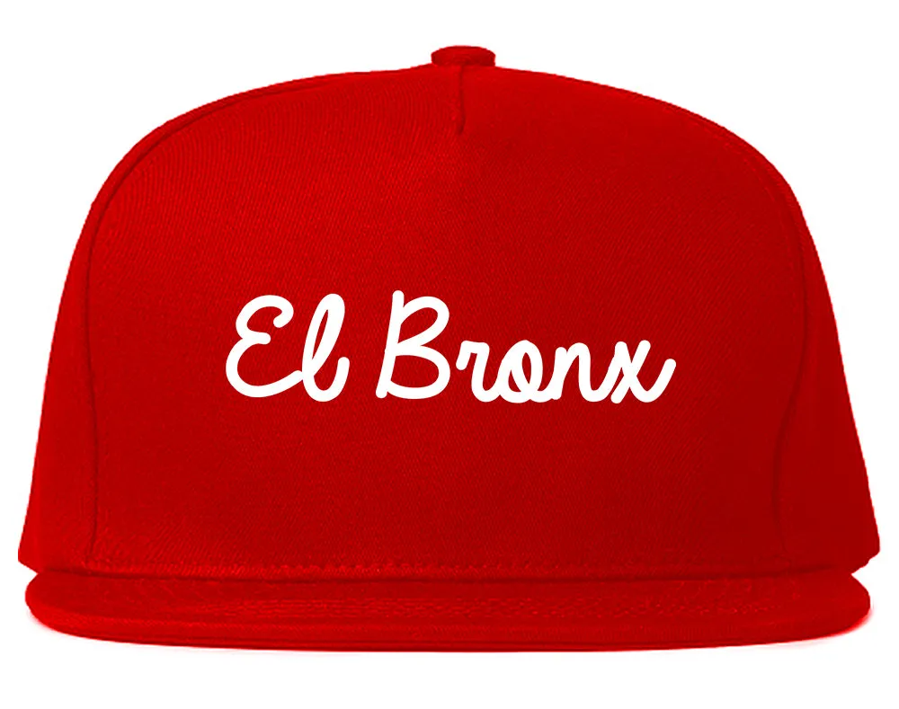 El Bronx Spanish Script Mens Snapback Hat