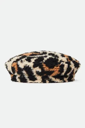 Fiddler Beret Large Leopard