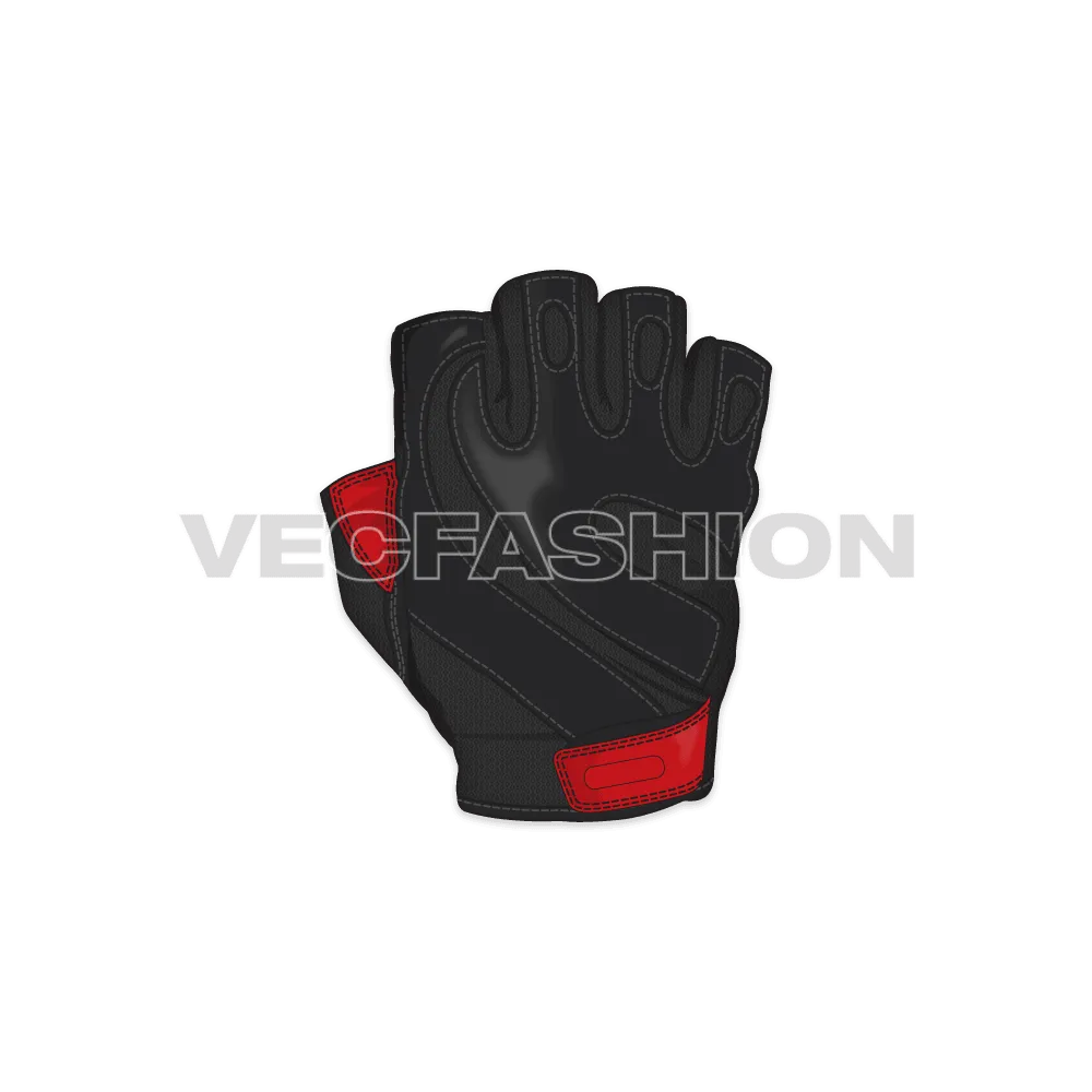 Fingerless Pro Sport Leather Gloves