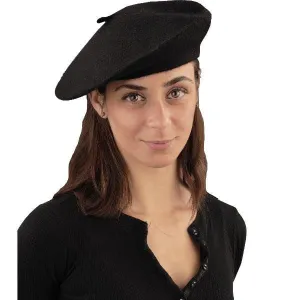 French Beret Black