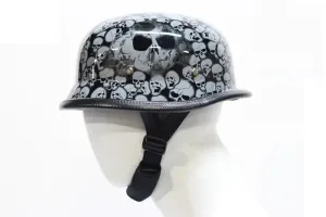 H5402GREY Novelty German Gray Skull Graveyard - Non DOT