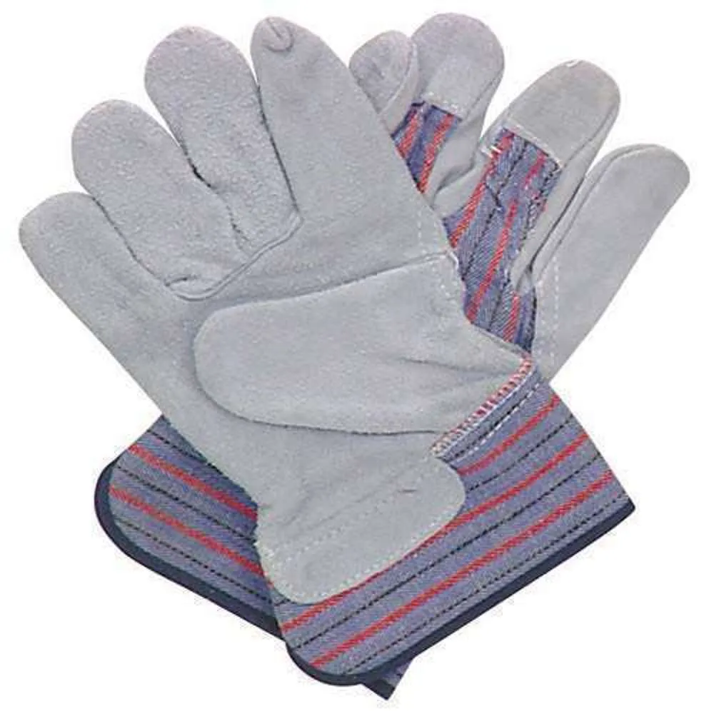 Hand Gloves Split Leather/Cotton "A" Grade 10"