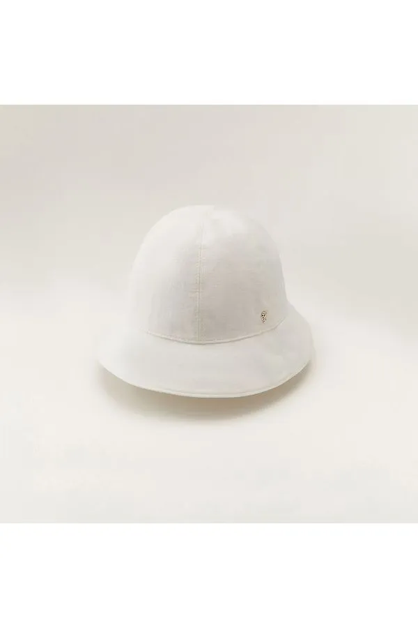 Helen Kaminski Flora Cloche  | Off White