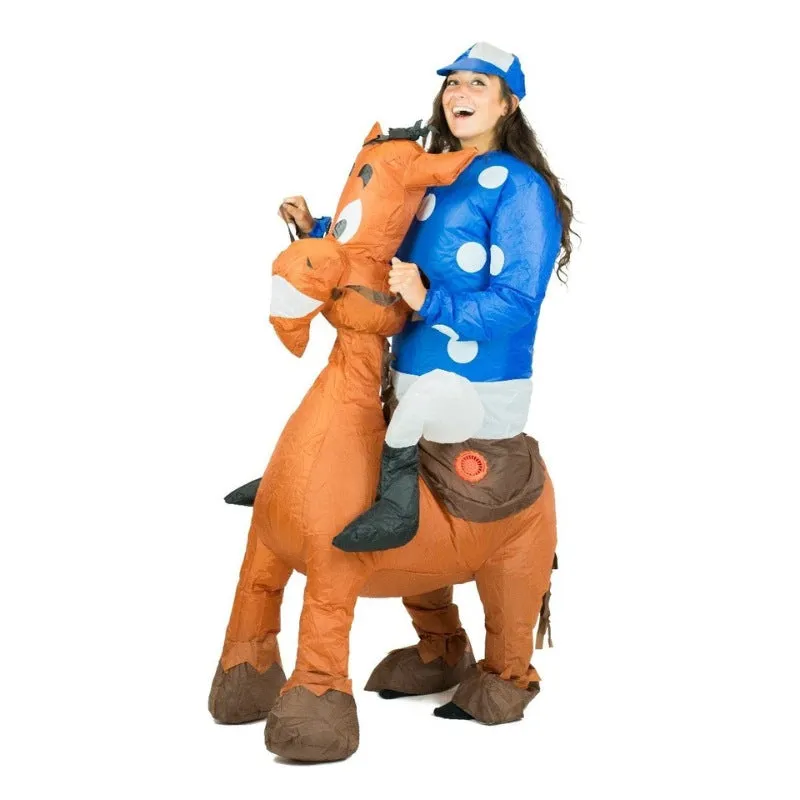 Inflatable Jockey Costume - Bodysocks