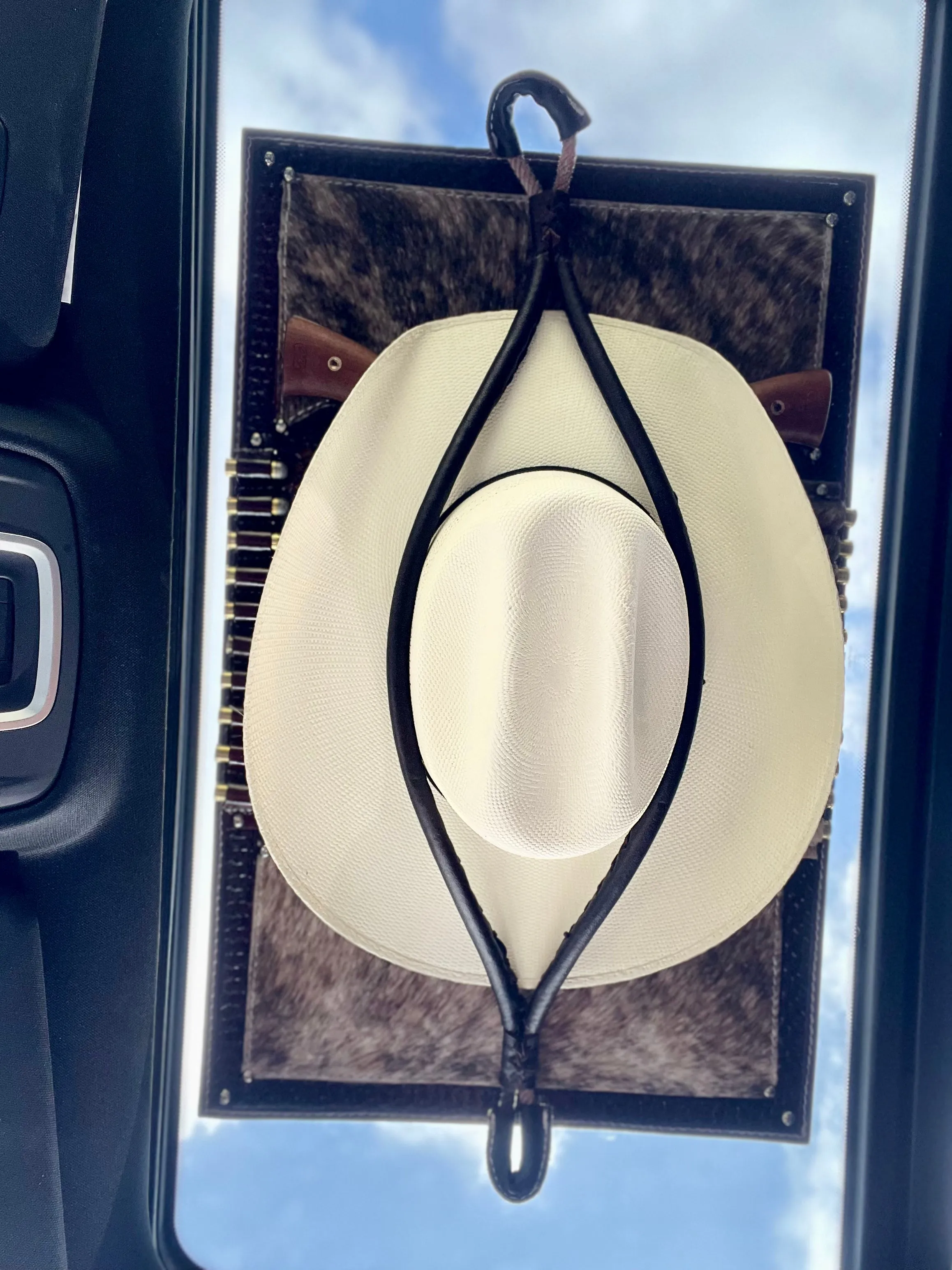 Jesse Marroquin’s Bandolier Gun Holster Cowboy Hat Rack Edition