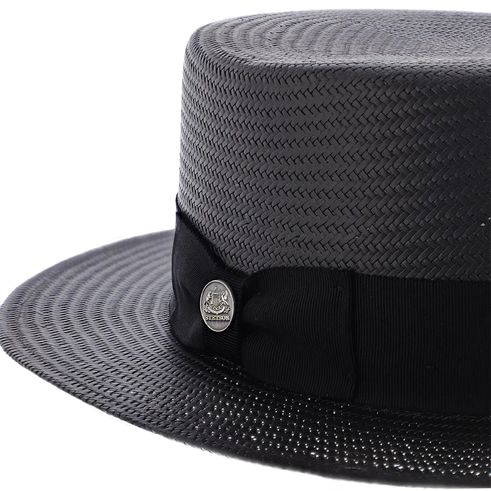 Keeneland - Stetson Shantung Straw Boater Hat