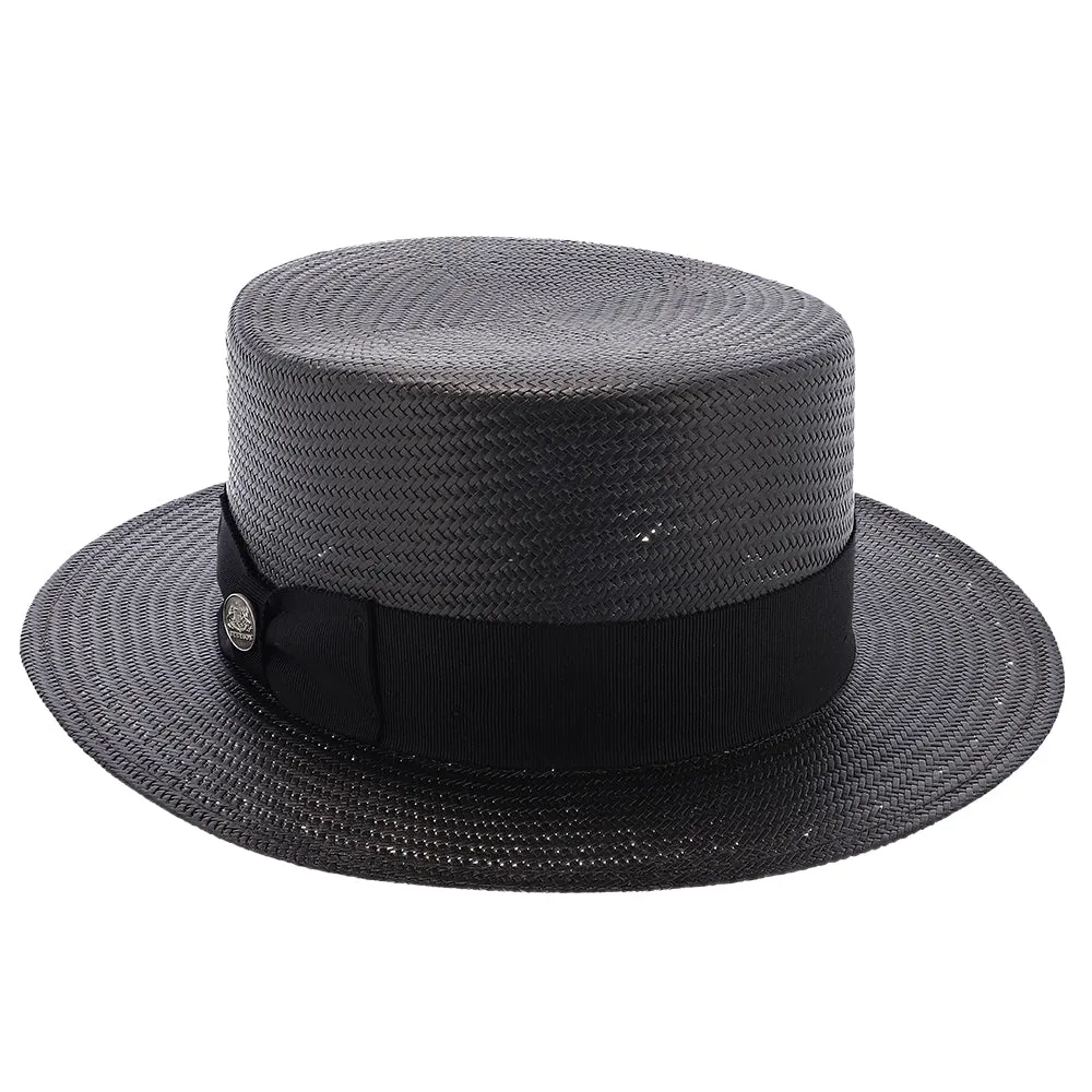 Keeneland - Stetson Shantung Straw Boater Hat