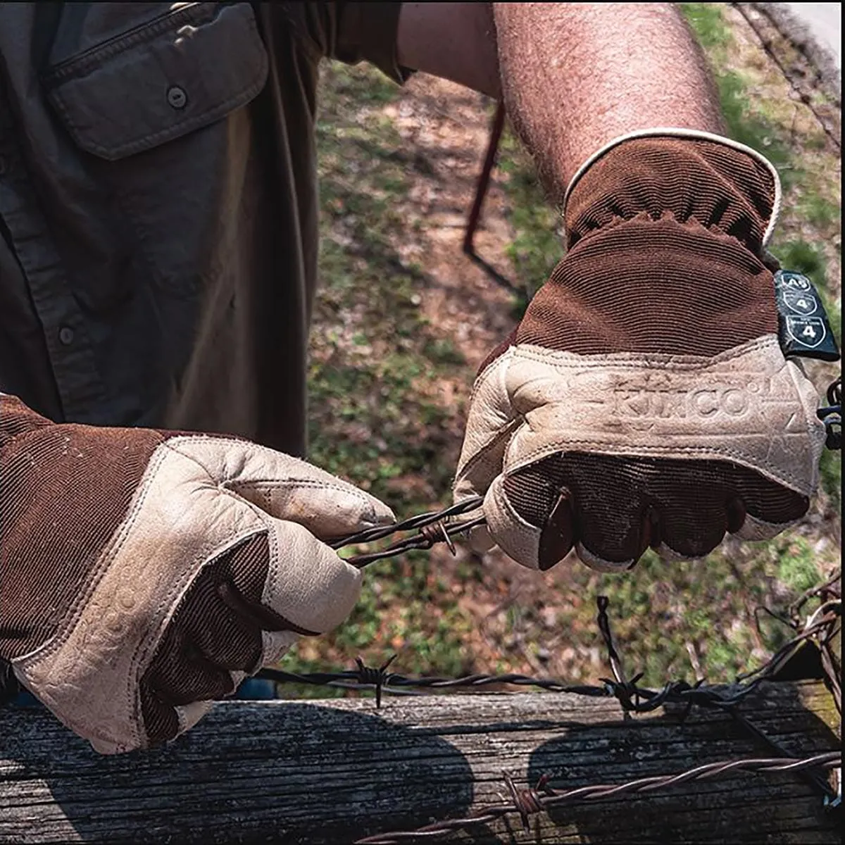 Kinco Pro Cutflector Defender Premium Grain Buffalo & Synthetic Hybrid Gloves