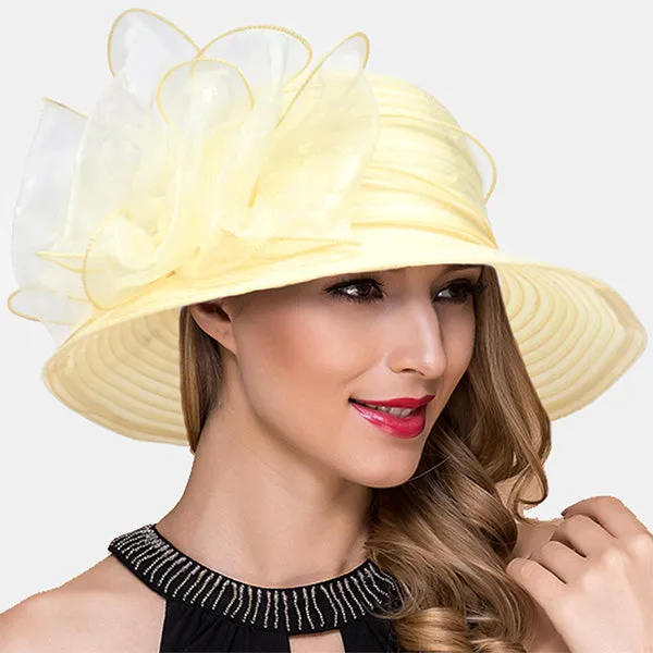 Lady Church Dress Cloche Hat S051