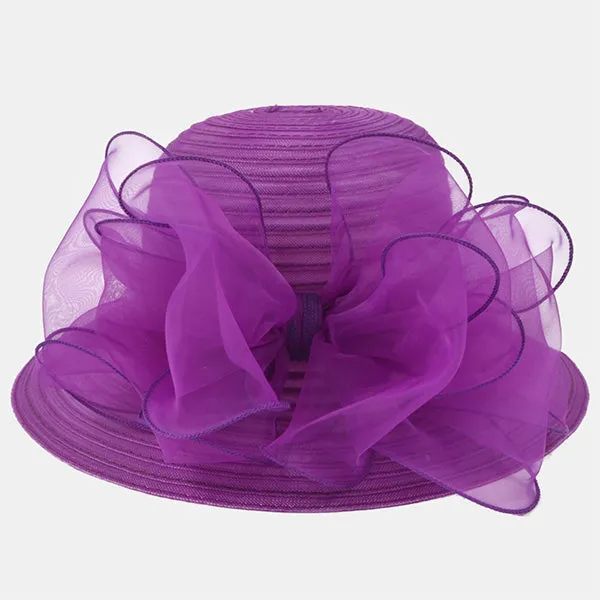 Lady Church Dress Cloche Hat S051