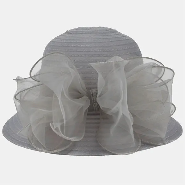 Lady Church Dress Cloche Hat S051