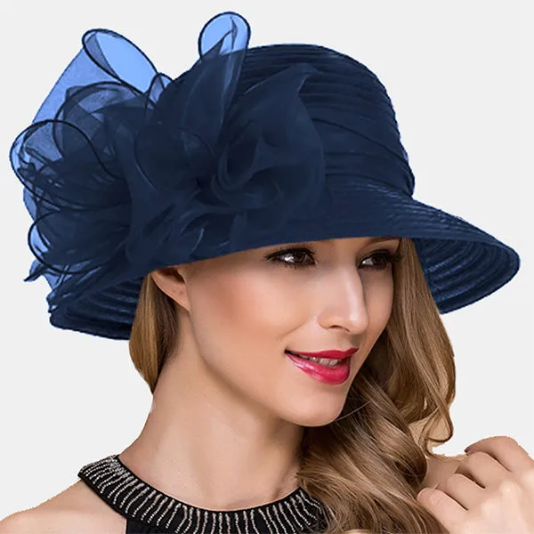 Lady Church Dress Cloche Hat S051