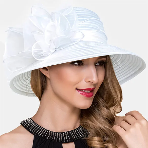 Lady Church Dress Cloche Hat S051