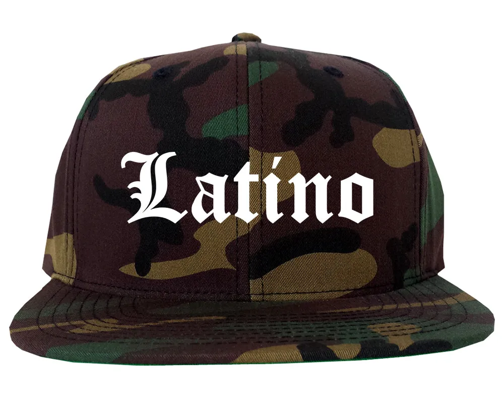 Latino Old English Spanish Mens Snapback Hat